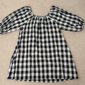 CJLA NWOT Black and White Checkered Dress